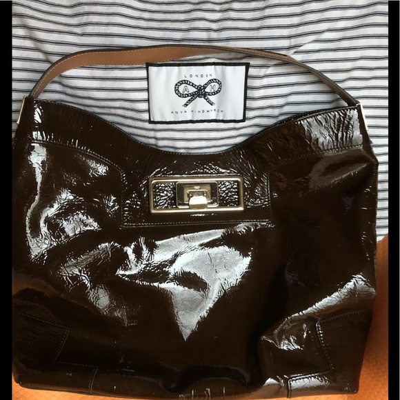 Luxury Item! Authentic Patent Leather Anya Hindmarch Tote & Handbag Protector - Picture 2 of 10